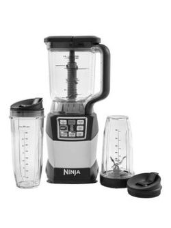 Nutri Ninja Bl492Uk Compact Blender Duo 1200-Watt With Auto-Iq